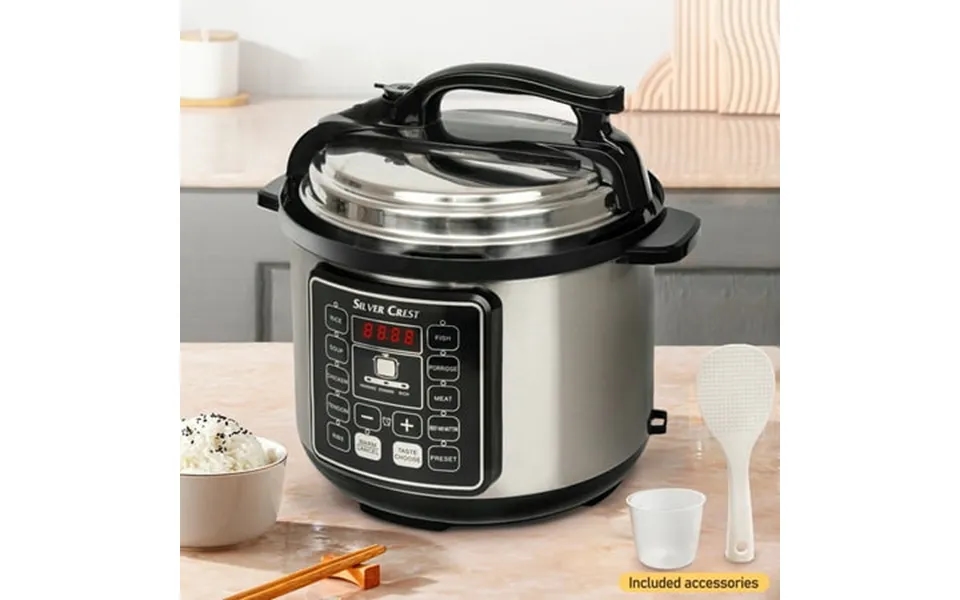 Mulisoft 10-in-1 Electric Pressure Cooker 6.34 Qt -crock Stainless Steel Slow Cooker