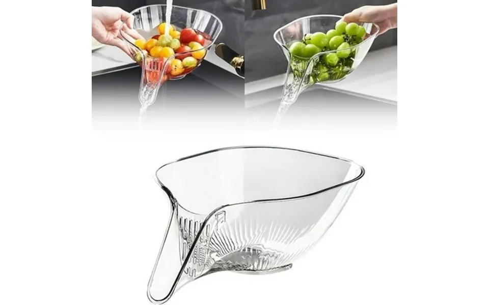 Multifunctional Drain Basket With Spout Kitchen Sink Strainer Drainage Basket Funnel For Food Kitchen Supplies & Accesso