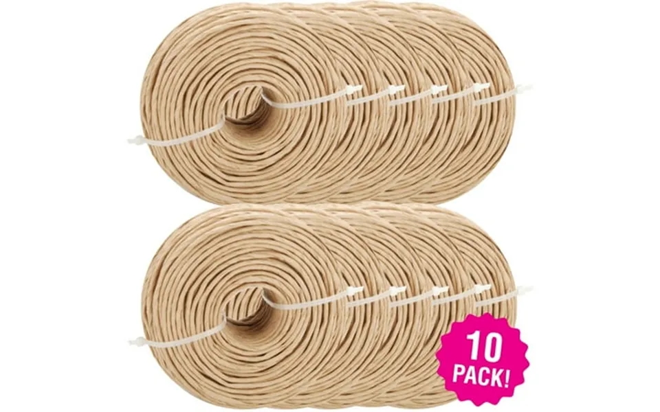Multipack Of 10 - Fibre Rush 3.97mm 2lb Coil-approximately 210