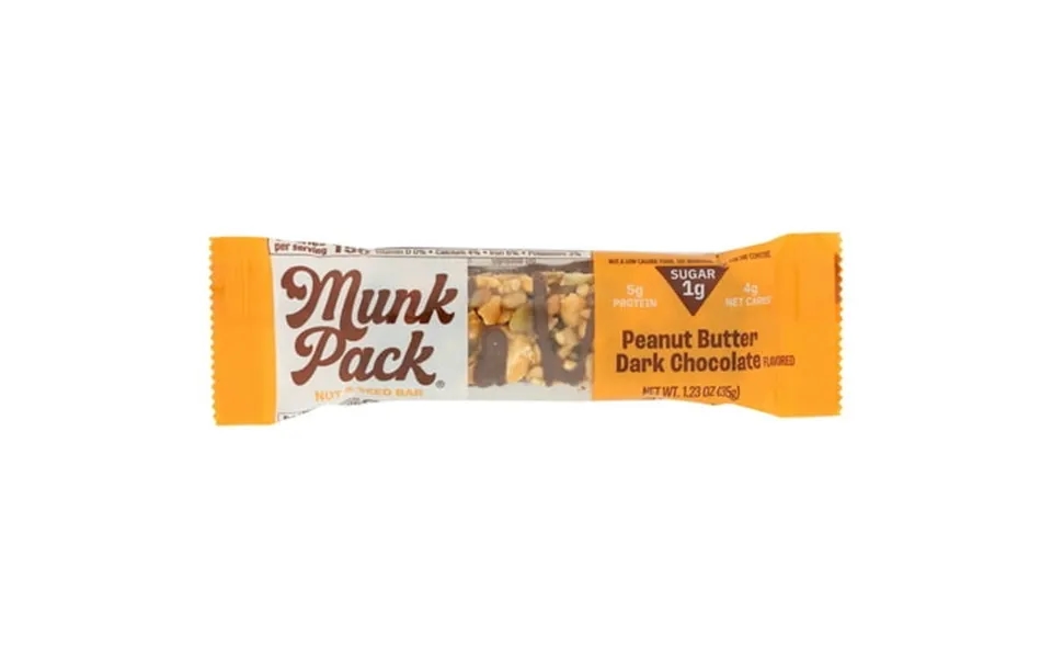 Munk Pack Peanut Butter Dark Chocolate Keto Nut & Seed 1.23 Oz