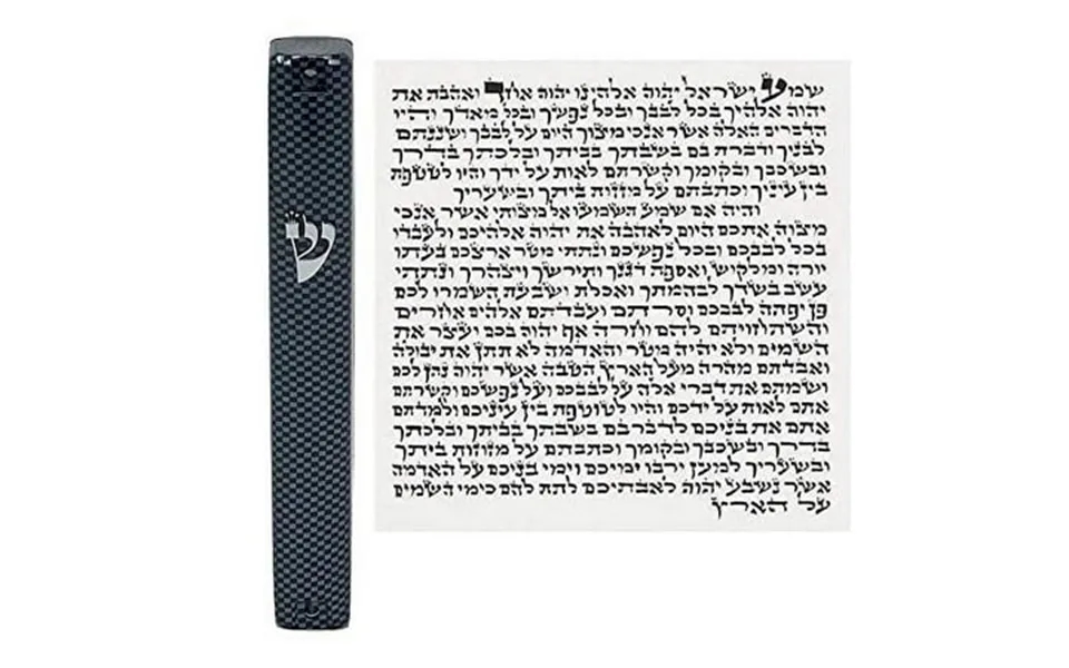 My Daily Styles Plastic Mezuzah Case Waterproof Judaica Door Mezuza For House Blessing Light Gray Pattern Size 10cm 12cm