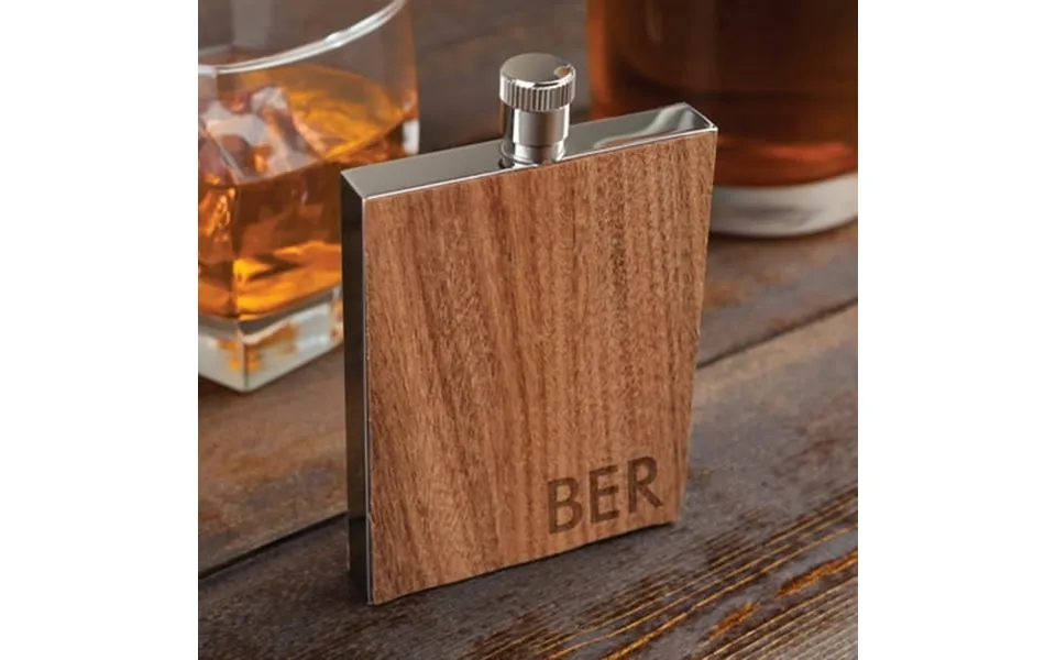 My Personalized Or Monogram Wood Flask