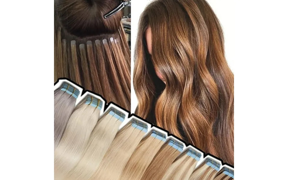 My-lady Tape In 100% Real Remy Russian Human Hair Extensions Seamless Full Head Skin Weft Highligh Hairpiece Straight 40