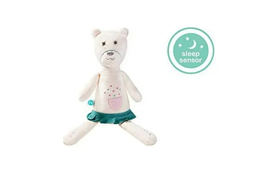Myhummy Baby Sleep Soother Teddy Bear Girl Plush Sound Machine With 5 White Noise Sound Options - 60 Minute Or 12 Hour C