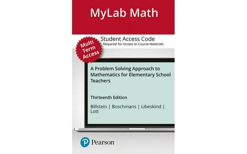 Mylab Math With Pearson Etext -- 24 Month Standalone Access Card -- For A Problem Solving Approach To Mathematics For El
