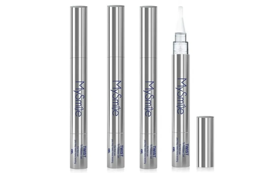 Mysmile 4pc X 4ml Teeth Whitening Pen Refill Packs 35%cp Teeth Whitening Gel Remove Tooth Stain