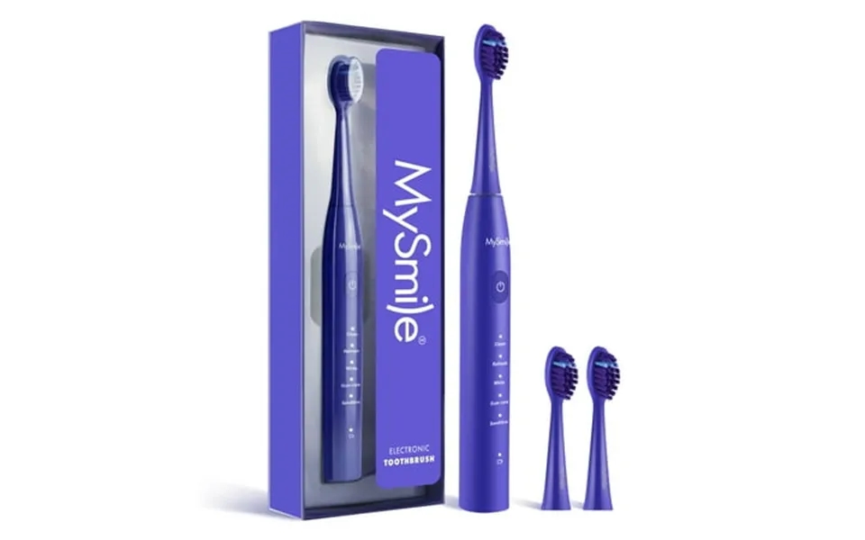 Mysmile Dy156 Sonic Electric Toothbrush With 3 Brush Heads For Adults Rechargeable Battery Toothbrush 2 Mins 5 Modes Sma