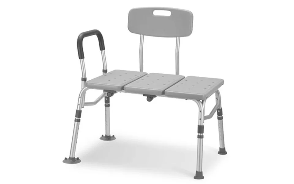 Naipo Transfer Bench For Bathtub Height Adjustable Shower Bench Seat With Backrest Bath Chair For Seniors 300 Weight Cap