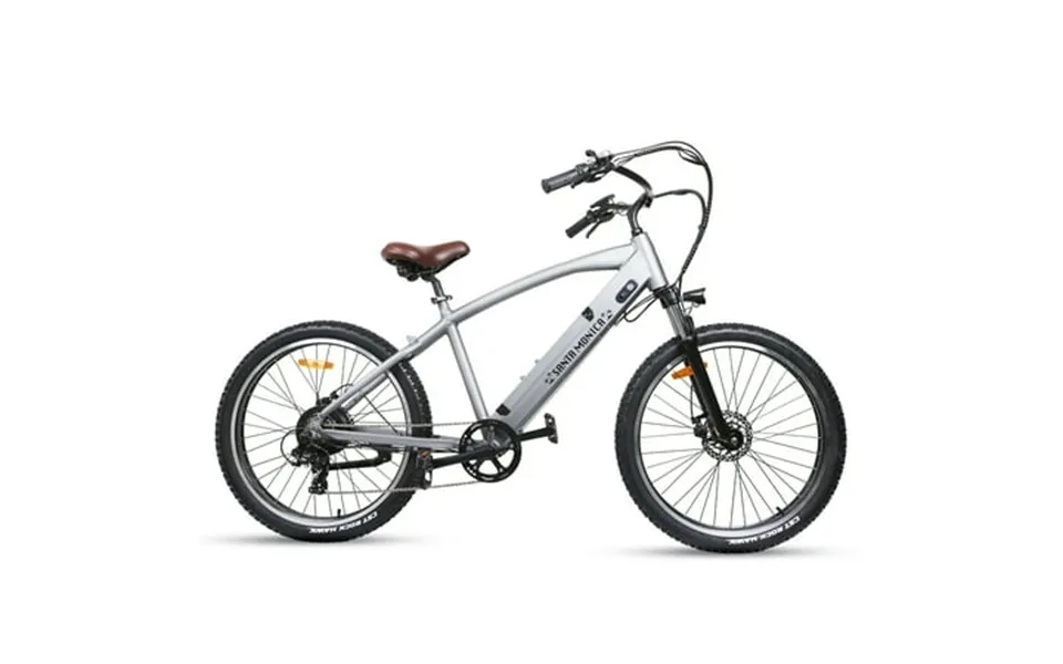 Nakto 26in Santa Monica Silver City Electric Bicycle Bike For Unisex Adults 750w Motor 48v 12ah Li-ion Frame Integrated