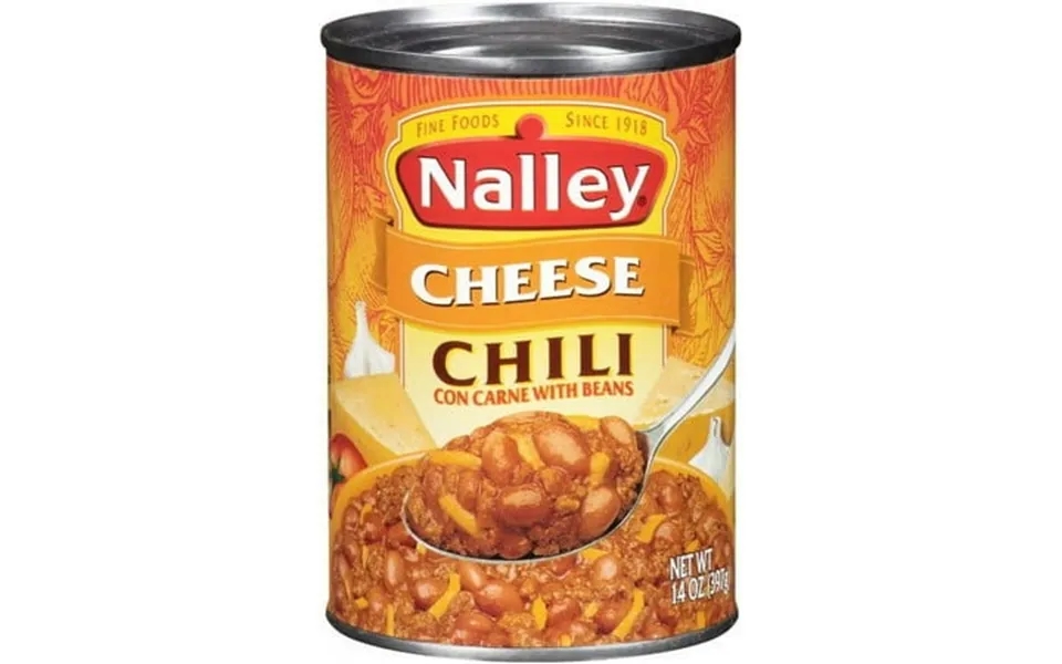 Nalley Cheddar Cheese Chili Con Carne With Beans Pack Of 48
