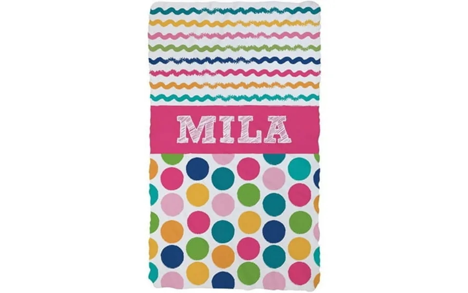 Name Personalized Plush Kids Fleece Blanket