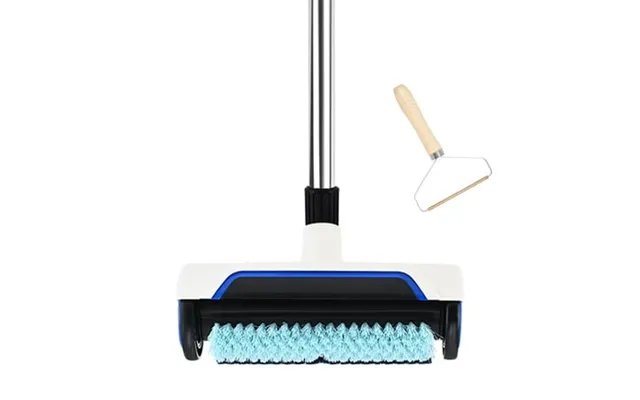 Natubeau Carpet Cleaning Brush Broom Push Broom Pet Hair Removal Broom With Hair Remover Scraper Adjustable Long Handle  product image