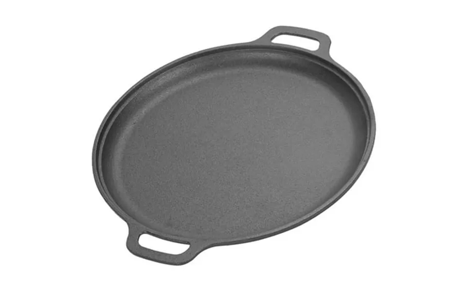 Natubeau Cast Iron Frying Pan 11.8 Inch Cast Iron Pot Cooker Black Multifunctional Cast Iron Baking Tray Kitchen Tool No