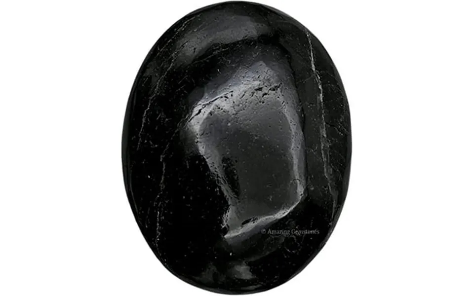 Natural Black Tourmaline Crystal Palm Stone