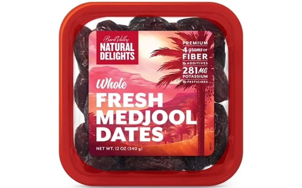 Natural Delights Bard Valley Whole Fresh Medjool Dates 12 Oz