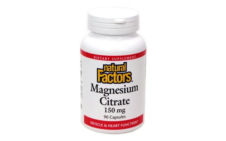 Natural Factors Magnesium Citrate 150 Mg 90 Capsules