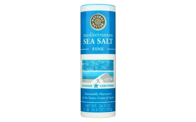 Natural Nectar Mediterranean Sea Salt Fine 26.5ozs product image