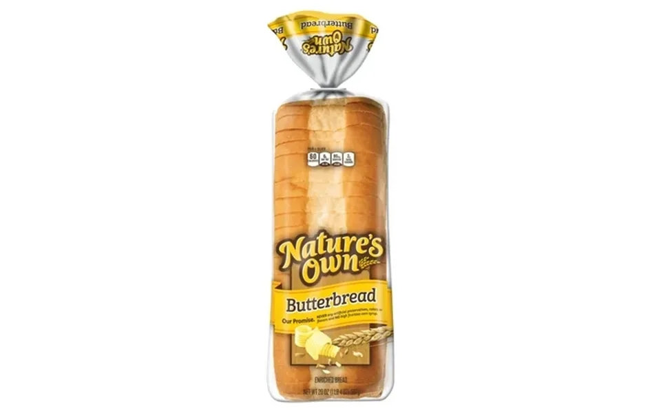 Nature S Own Butterbread Sliced White Bread Loaf 20 Oz Pack Of 10