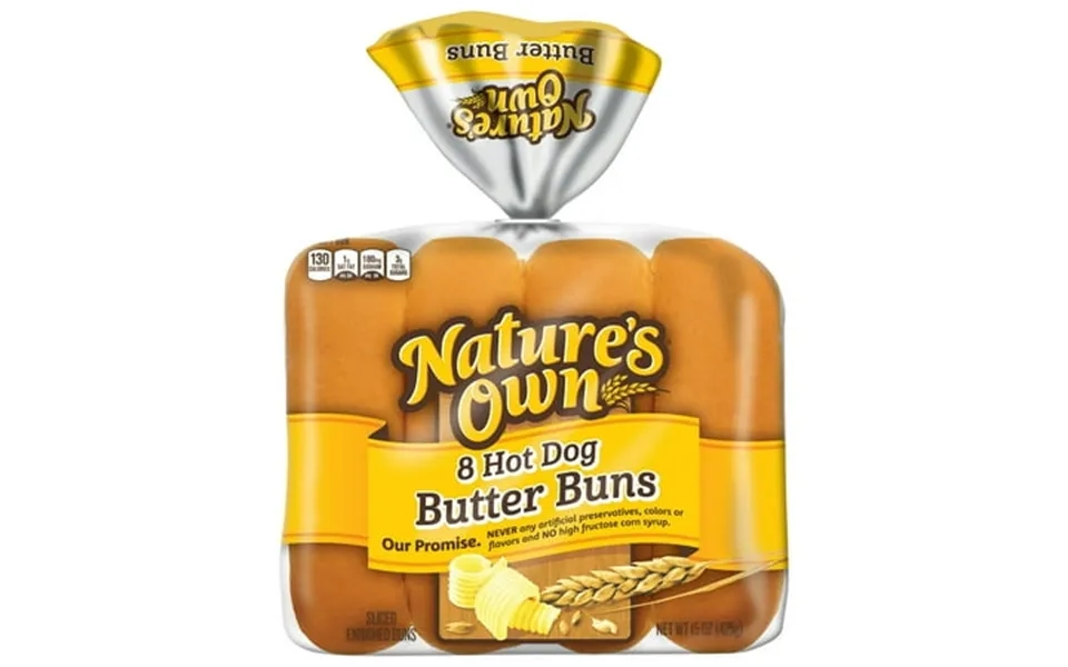 Nature S Own Hot Dog Butter Buns 15 Oz Pack Of 3