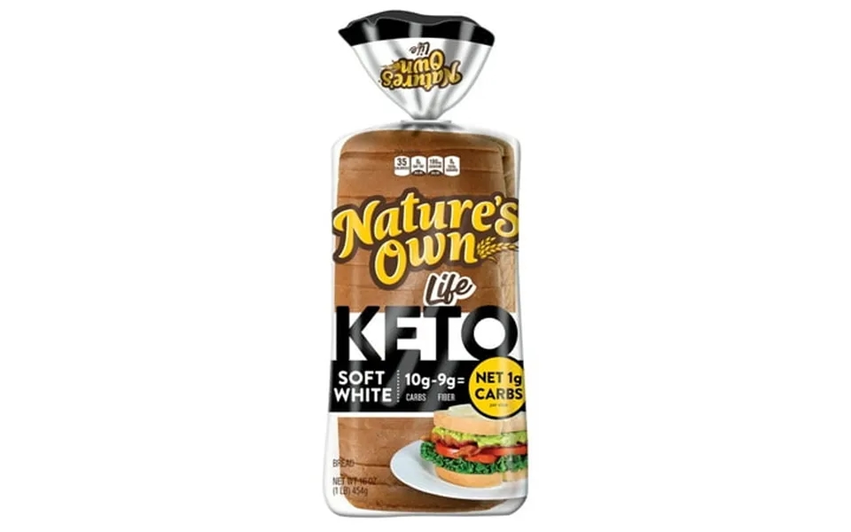 Nature S Own Life Keto Soft White Bread Net 1 Carb Sliced White Keto Bread 16 Oz Loaf-pack Of 4
