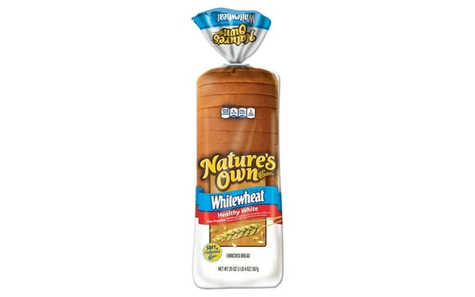 Nature S Own Whitewheat Healthy White Bread Sliced White Bread Loaf 20 Oz Pack Of 2