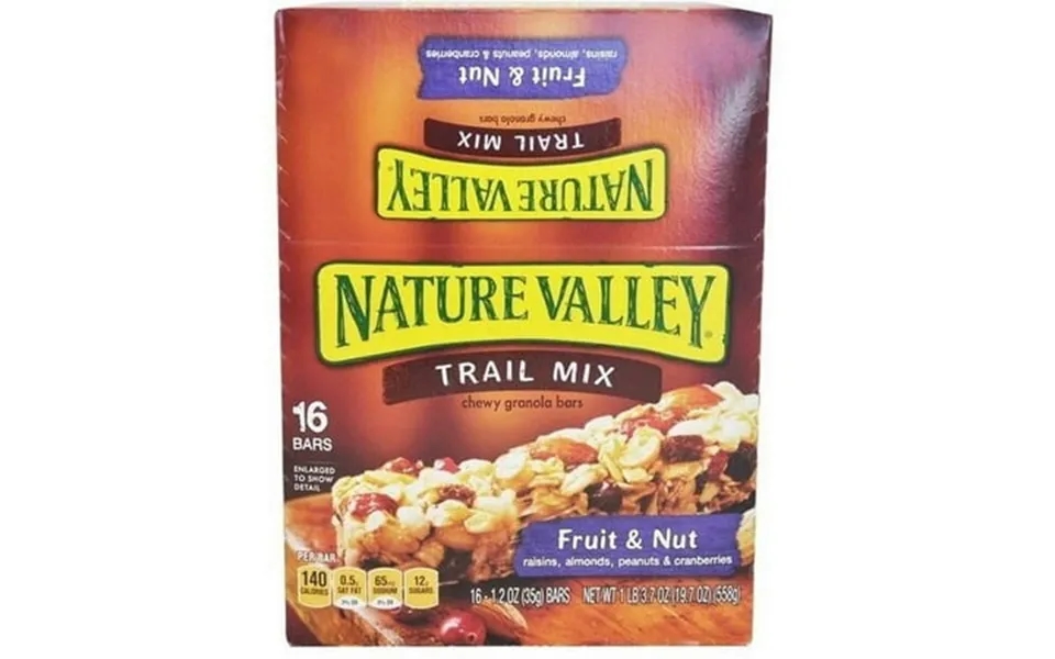 Nature Valley Granola Bars Chewy Trail Mix Cereal 1.2 Oz Bar 16 Box Sn1512