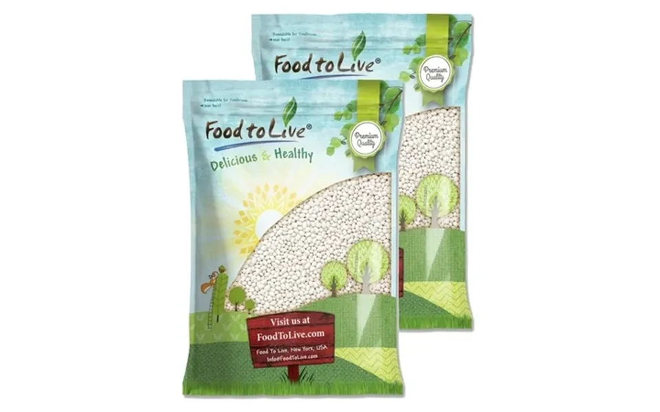 Navy Beans 20 Pounds Kosher Raw Vegan Sproutable By Food To Live