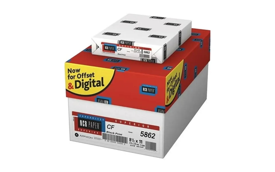 Ncr Xeroform Carbonless Paper 20 Lb. 8.5 X 11 Inch 500 Ream Canary 5862n