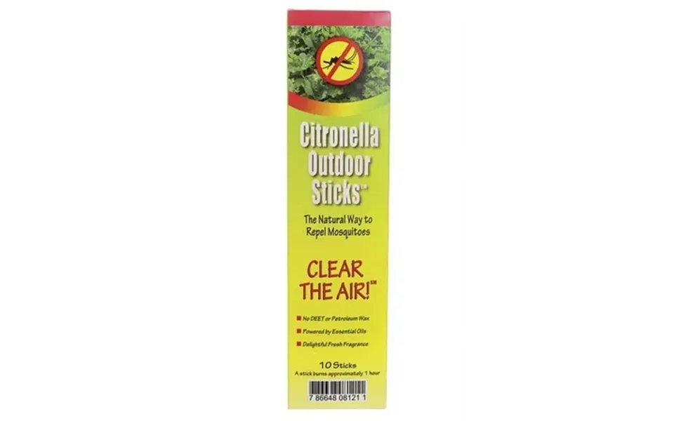 Neem Aura Naturals Outdoor Citronella Sticks - 10 Count