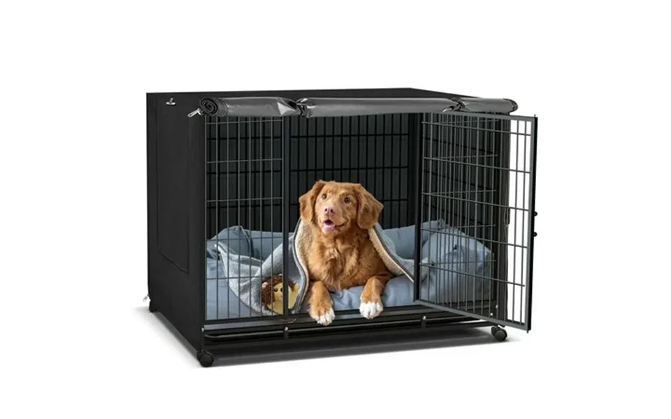 Neh Dog Crate Cover Waterproof Crate Cover Outdoor Indoor Large Dog Crate Cover Universal Fit Wire Crate Cover Breathabl