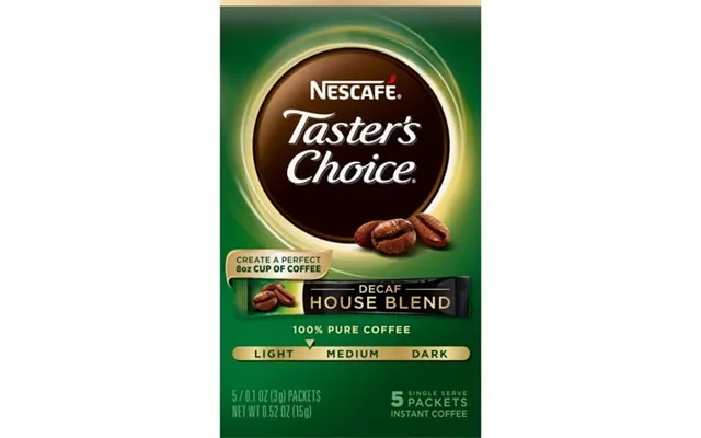 Nescafé Decaf Taster S Choice Light Medium Roast Instant Coffee Packets 5 Count product image