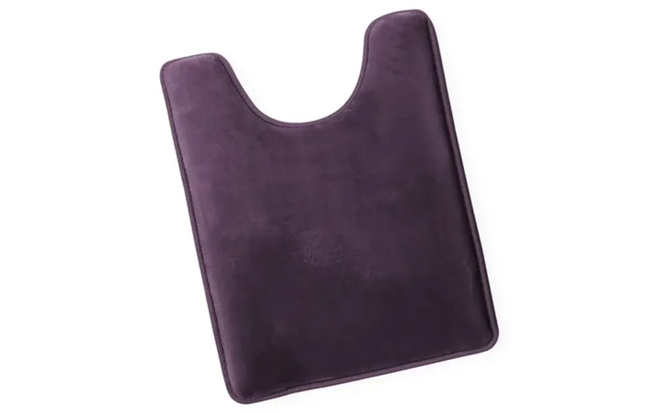 Nestl 1 Contour Absorbent Memory Foam Bath Mat Bathroom Rug Cream Purple 24 X20