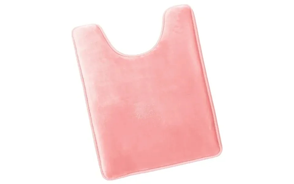 Nestl 1 Contour Absorbent Memory Foam Bath Mat Bathroom Rug Pink 24 X20