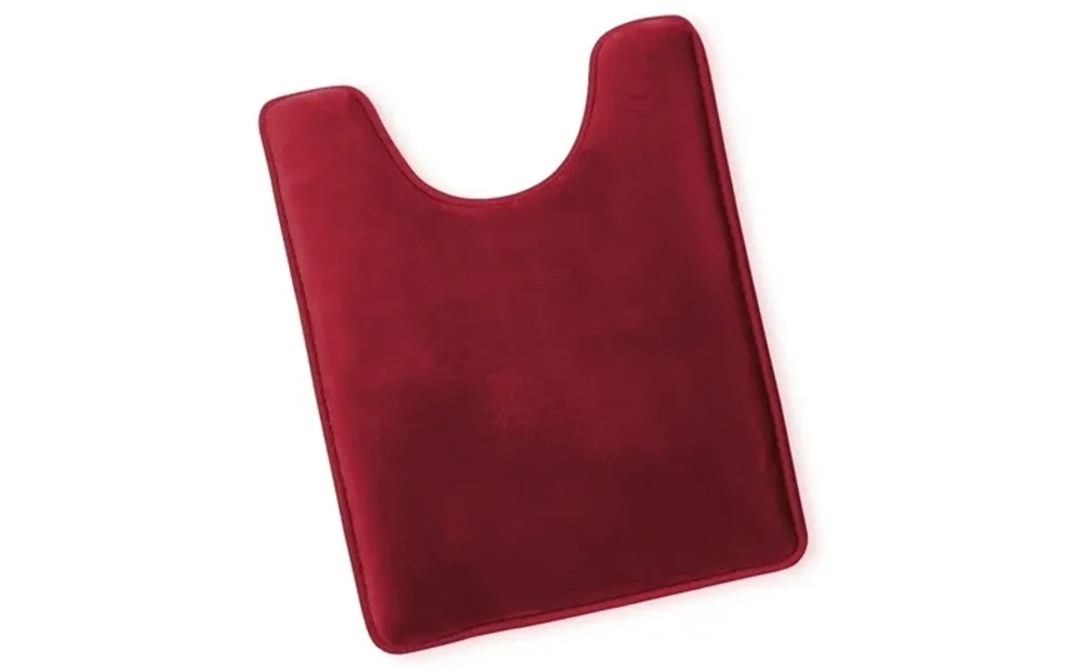 Nestl 1 Contour Absorbent Memory Foam Bath Mat Bathroom Rug Red 24 X20