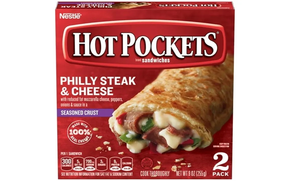 Nestle Hot Pockets Philly Steak And Cheese Stuffed Sandwich 9 Ounce -- 8 Per Case
