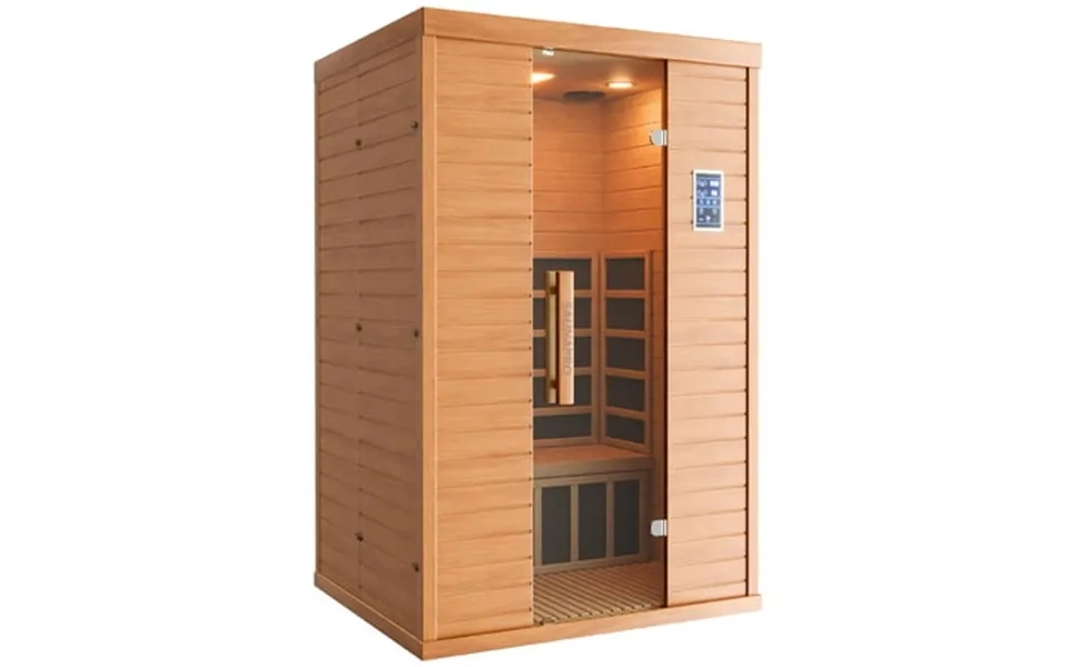 Netaje 2 Person Sauna Spectrum Infrared Sauna For Home With Bt And Wifi Control Indoor Dry Sauna With 5 Heater Panels Ho