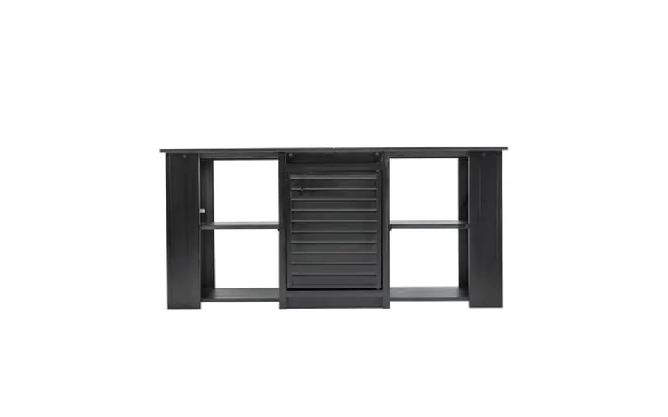 New Age Pet Ecoflex Versa Storage Cabinet For Pets 60 In Espresso Black - Durable Composite Non-toxic Easy Assembly Comp