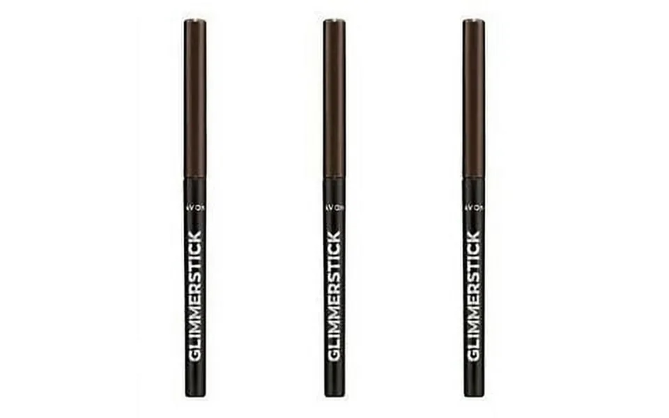 New Avon Glimmerstick Retractable Eyeliner - Cosmic Brown 0.28 G Set Of 3