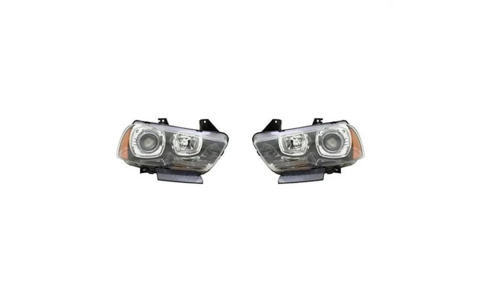 New Headlight Pair Fits Dodge Charger Srt8 2012 2013 2014 57010413ad Ch2502236