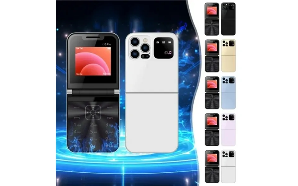 New Mini Flip Mobile Phone 2 Sim Card Small Display Foldable Cell Phone Unlocked Flip Phone 2g Flip Cell Phone For Senio