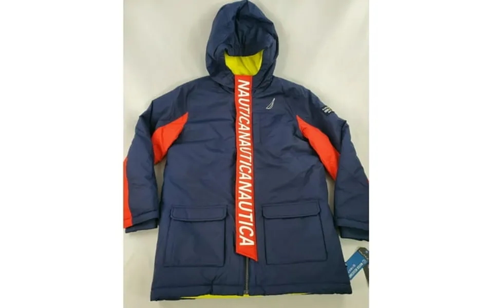 New Nautica Kids Jacket Coat Water Resistant Nsfdm13f 416 Navy Sz Xl 18 20 125