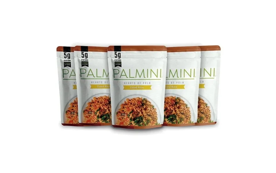 New Palmini Low Carb Fried Rice 5g Of Carbs As Seen On Shark Tank Ready-to-eat 8 Ounces Pouch Pack Of 6