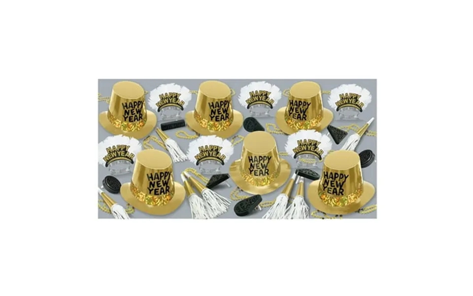 New Year Gold Rush Assortment For 50 People Includes 125 Items