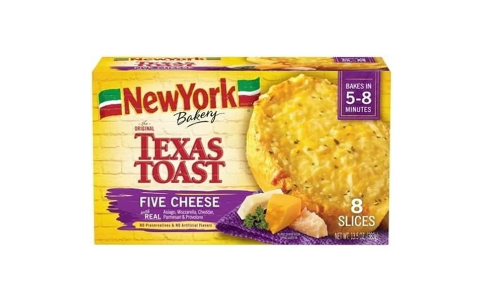 New York Bakery Five Cheese Texas Toast 13.5 Ounce -- 12 Per Case