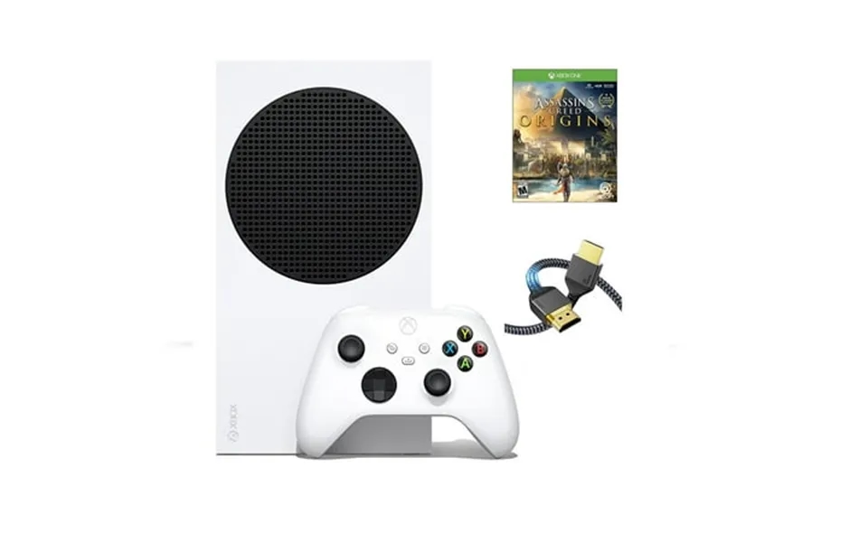 Newest Edition-microsoft Xbox-series-s 512gb Ssd White Wireless Controller With Assassins Creed Origins Full Game And Su