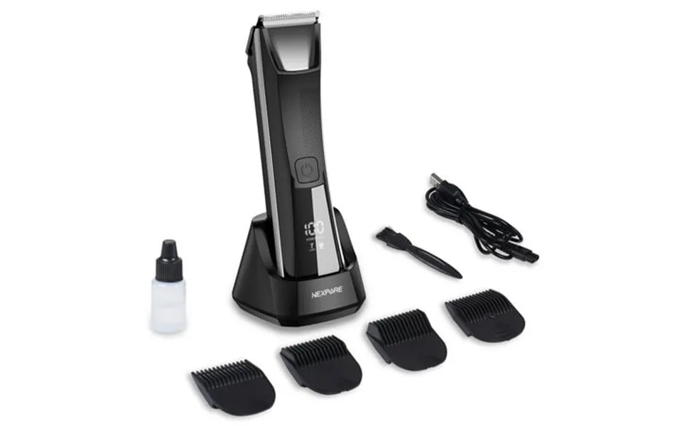Nexpure Bikini Trimmer Pubic Hair Trimmer& Groin Ball Shaver For Women And Men Ipx5 Waterproof Usb Recharge Dock