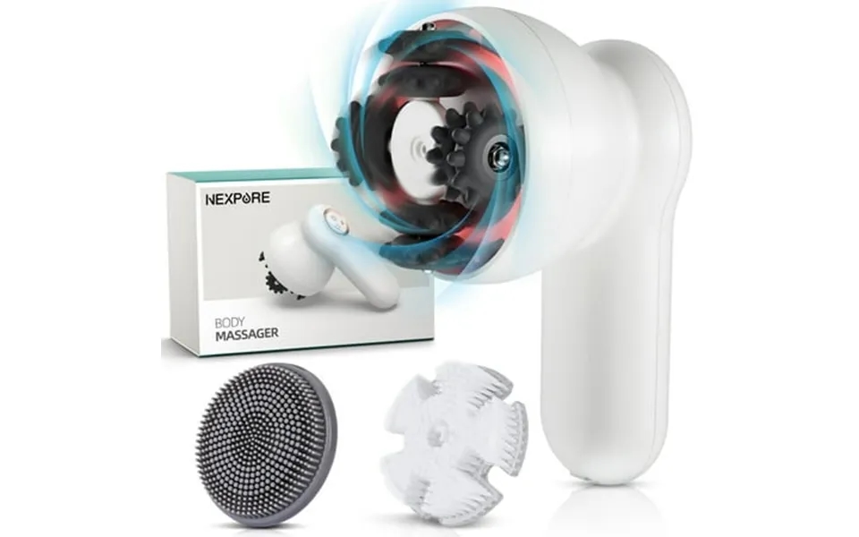 Nexpure Body Sculpting Machine Professional Cellulite Massager Ipx6 Waterproof Electric Body Brush Set For Deep Cleansin