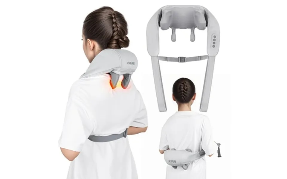 Nexpure Neck Massager Neck Shoulder Massager For Pain Relief Deep Tissue 6d Kneading Massage Pillow For Back Shoulder Wi