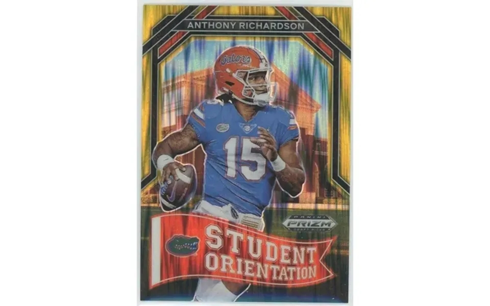 Nfl 2023 Panini Prizm Draft Picks 6 49 Gold Flash Anthony Richardson So-4 Rookie Student Orientation