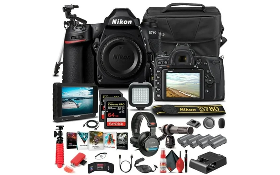 Nikon D780 Dslr Camera Body Only 1618 - Pro Bundle
